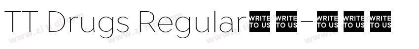 TT Drugs Regular字体字体转换
